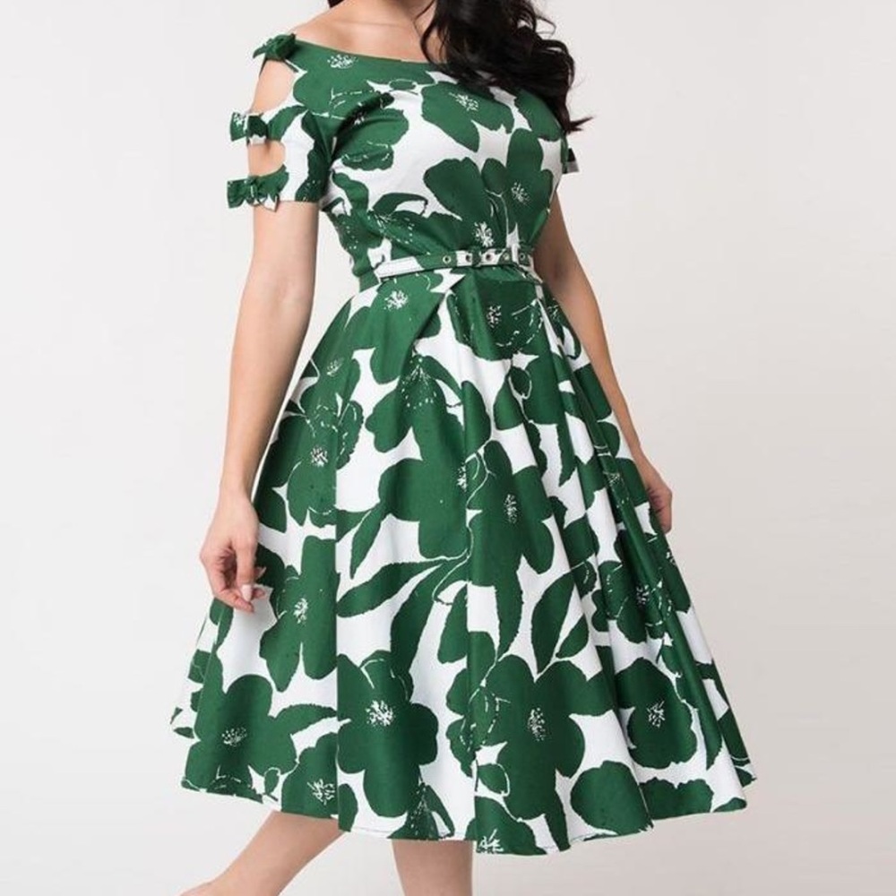 Unique Vintage Selma Swing Dress